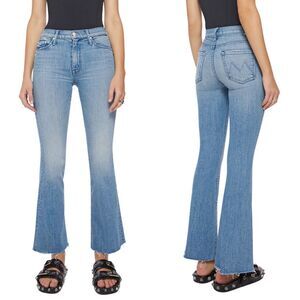 MOTHER Denim NWT Weekender Fray Jeans in Punk Charming Wash Size 29